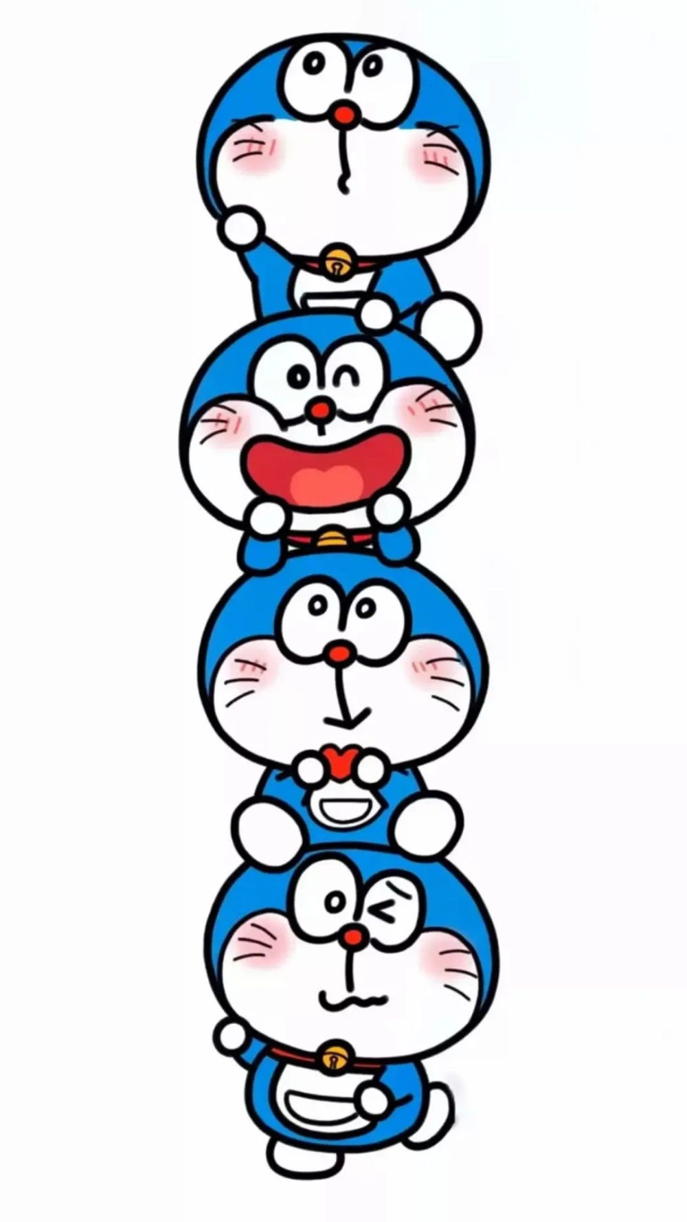 Siêu dễ thương với hình nền Doremon cute chibi