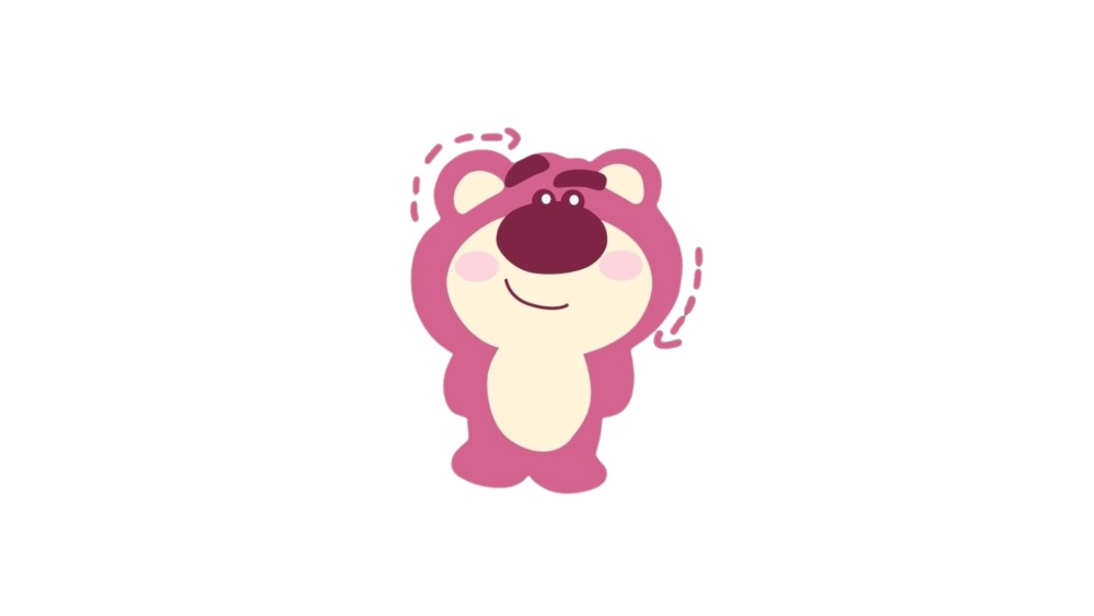 Lotso hình nền gấu dâu cho màn hình đáng yêu