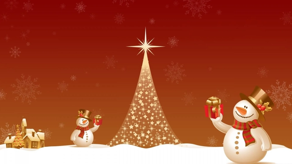 Mừng Noel với hình nền giáng sinh hd đầy màu sắc và sinh động