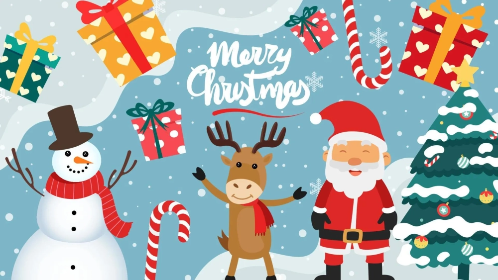 Hình nền merry christmas đẹp giúp màn hình thêm phần tươi mới