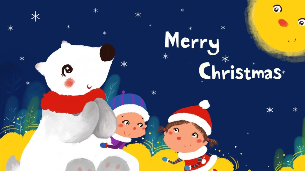 Không gian mùa lễ hội thêm sinh động với hình nền noel cute