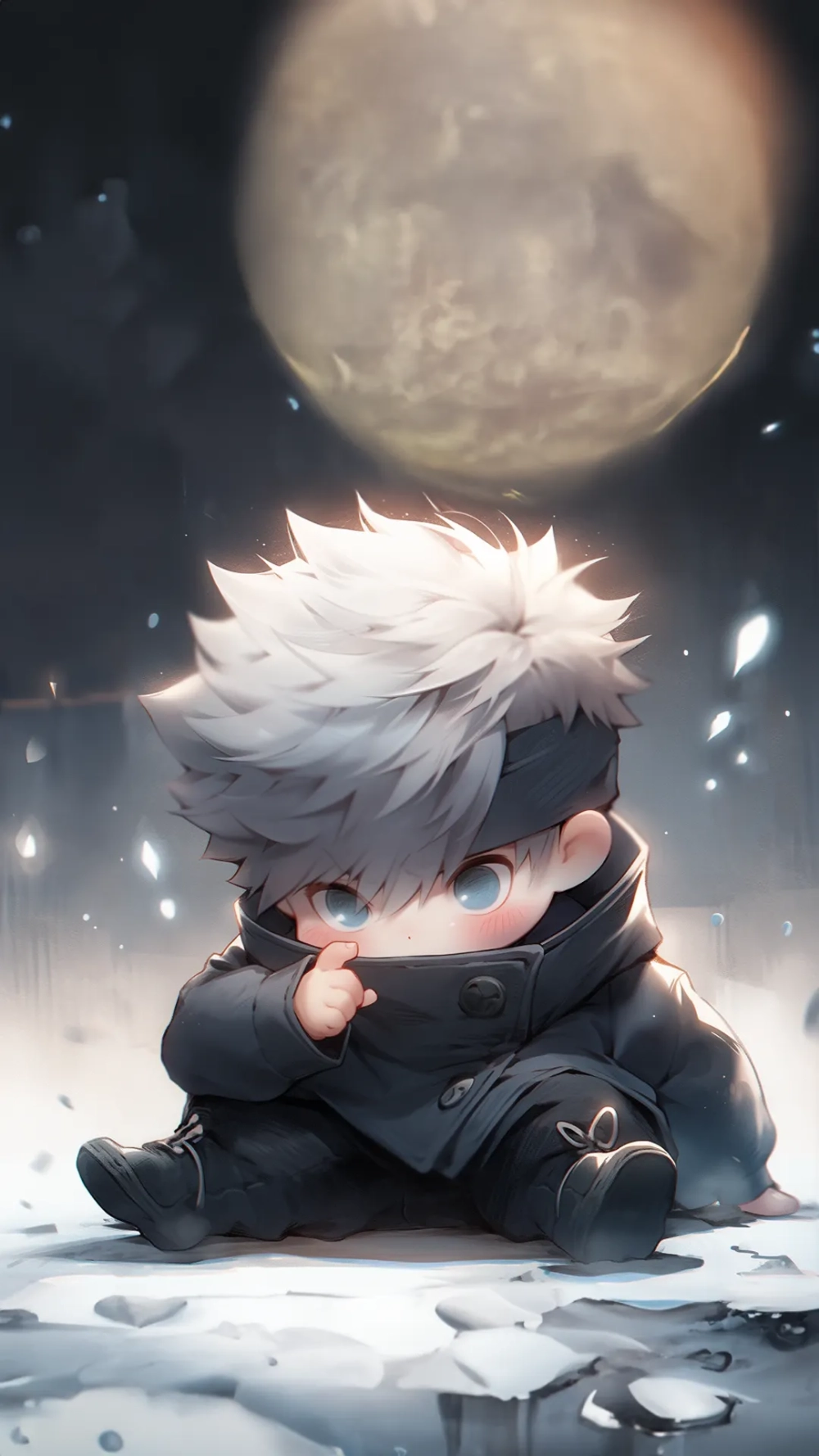 Khám phá hình nền Gojo Satoru chibi đáng yêu