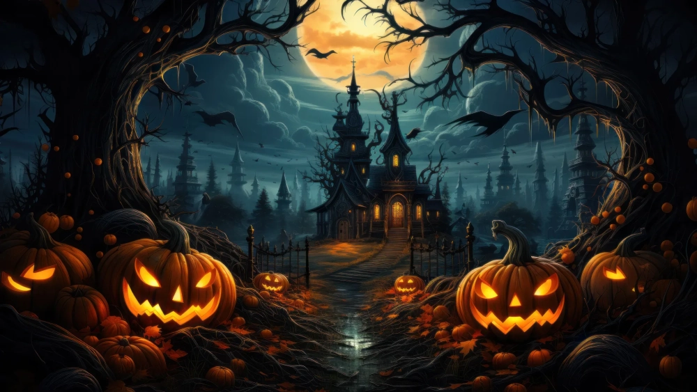 Thêm sắc màu với halloween hình ảnh độc đáo