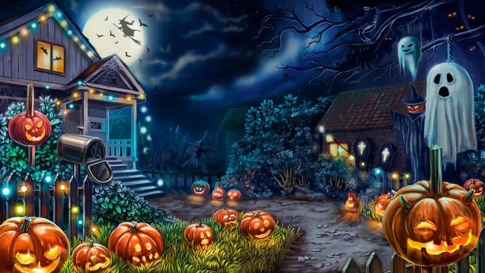 Ảnh halloween cute cho desktop thêm sinh động