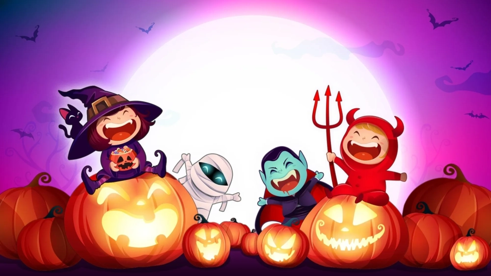 Khám phá ảnh halloween chibi đáng yêu cho desktop