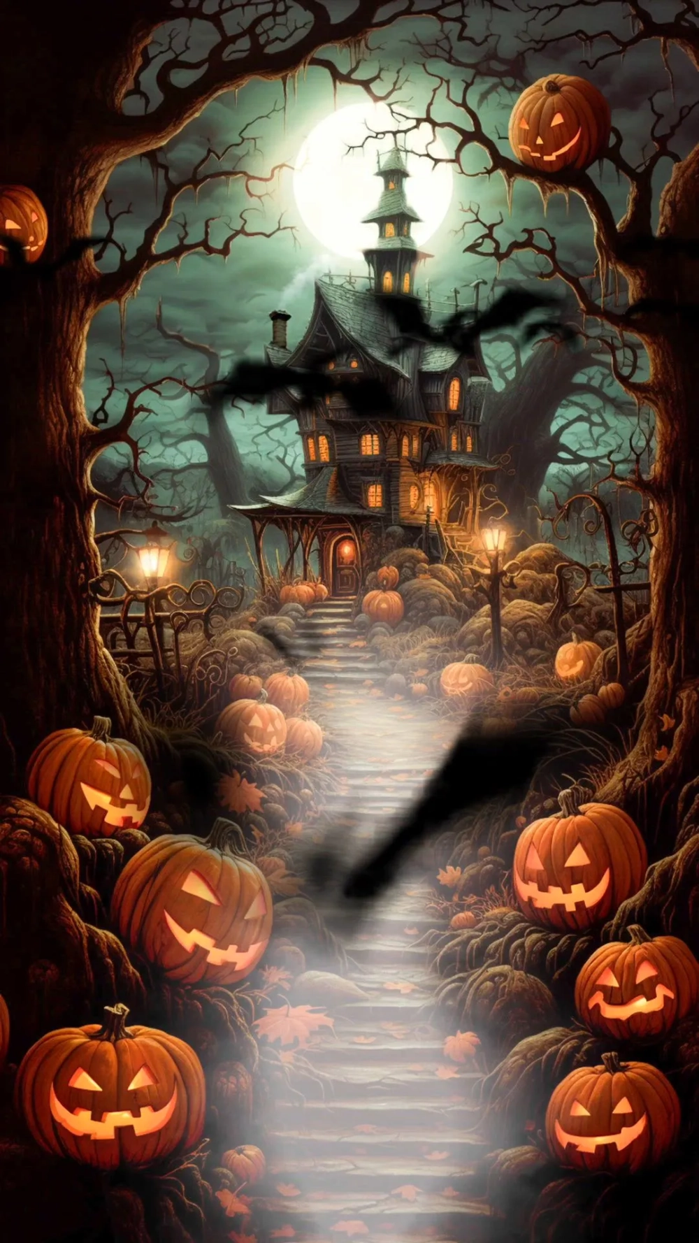 Tải ngay hình nền điện thoại halloween đẹp mắt