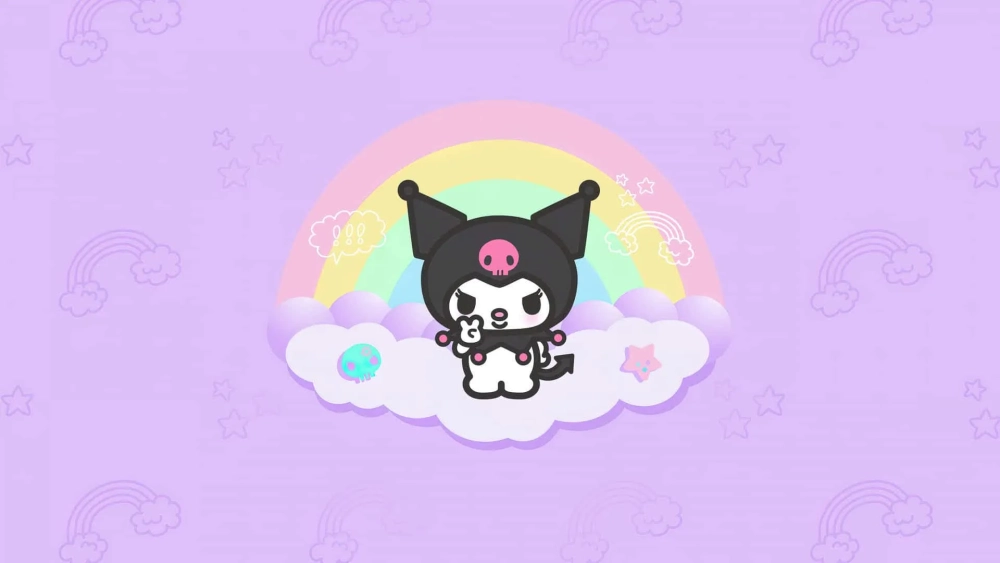 Tải ngay hình nền máy tính Kuromi siêu cute cho màn hình độc đáo