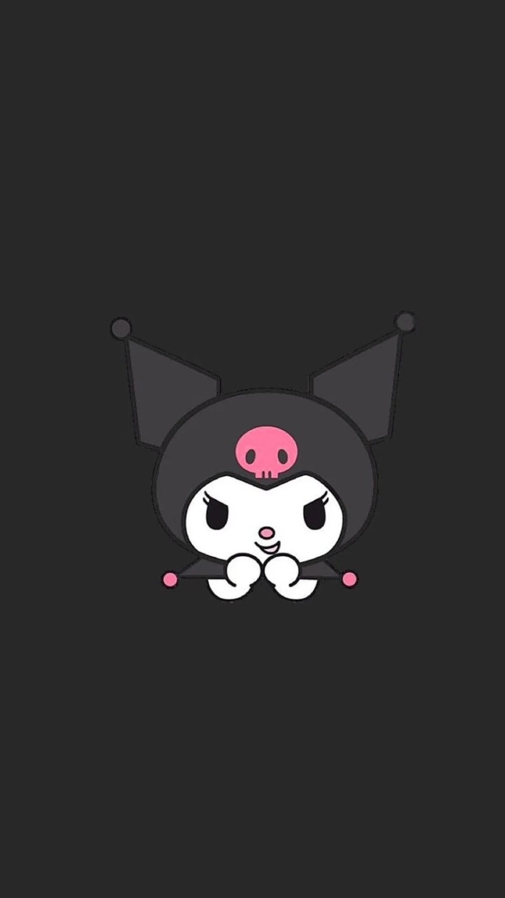 Sắc tím mộng mơ với hình nền Kuromi tím dành cho fan girl