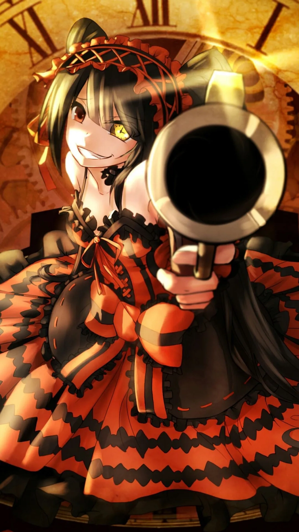 Ảnh Kurumi Tokisaki cực kỳ dễ thương, giúp màn hình của bạn thêm phần sinh động