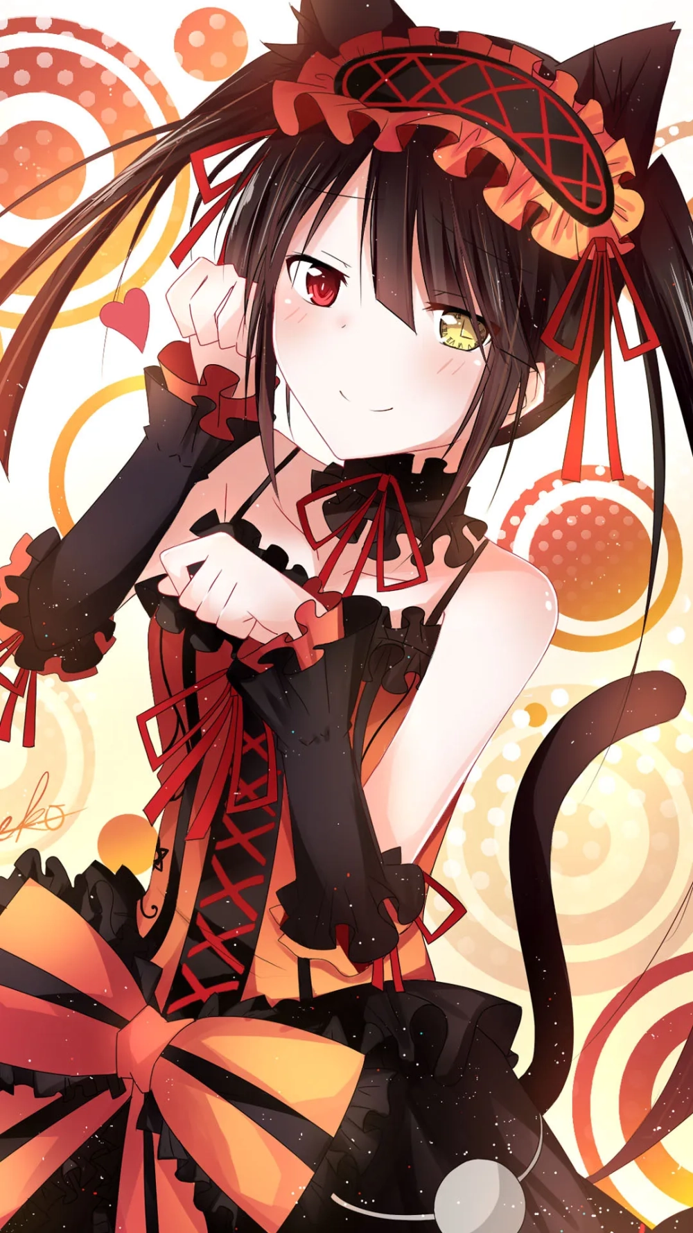 Hình ảnh Kurumi chibi là sự lựa chọn không thể thiếu cho fan yêu thích phong cách dễ thương