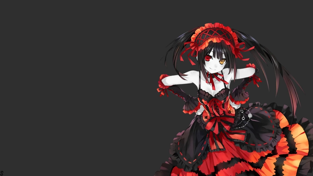Tokisaki Kurumi wallpaper cho máy tính để bạn thêm phần cá tính