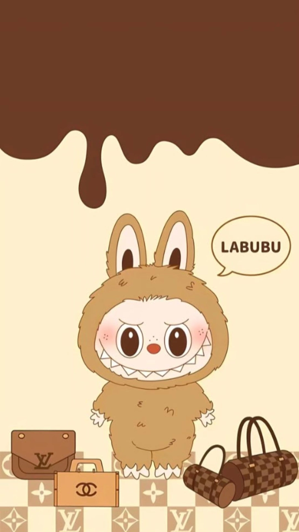Hình nền điện thoại Labubu giúp màn hình thêm xinh