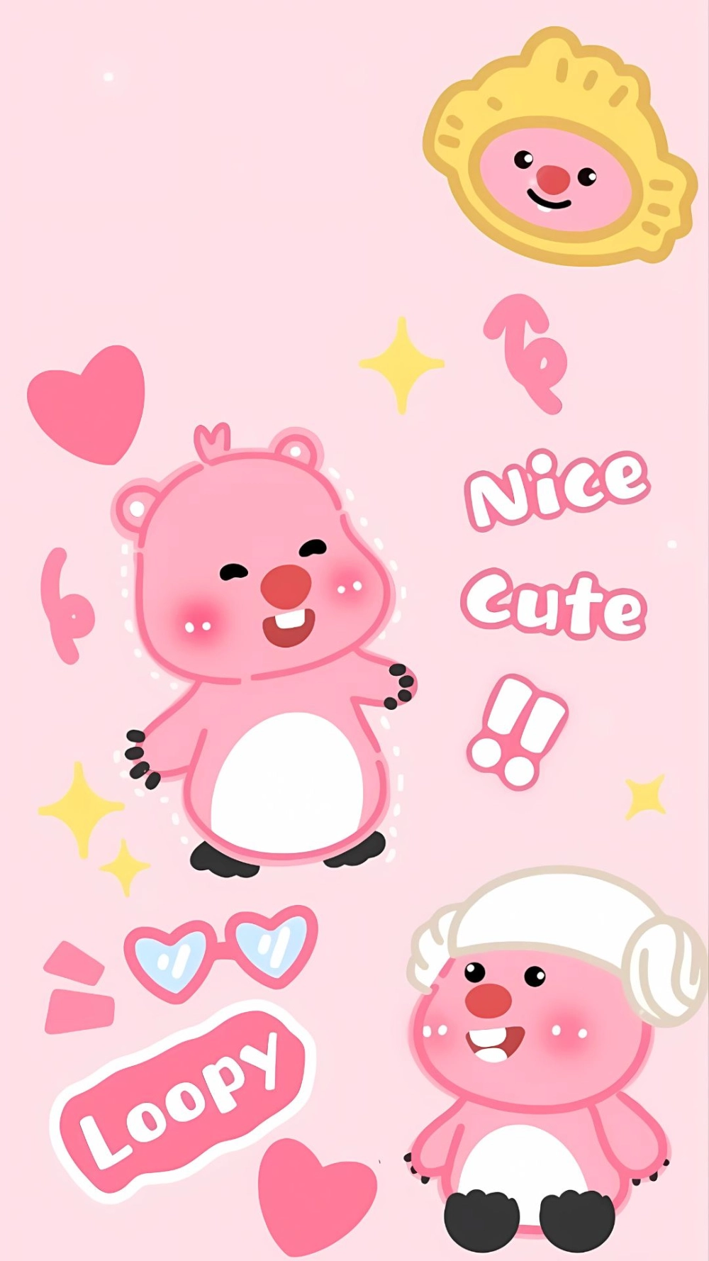 Ai yêu Loopy cute thì không thể bỏ qua hình ảnh Loopy cute