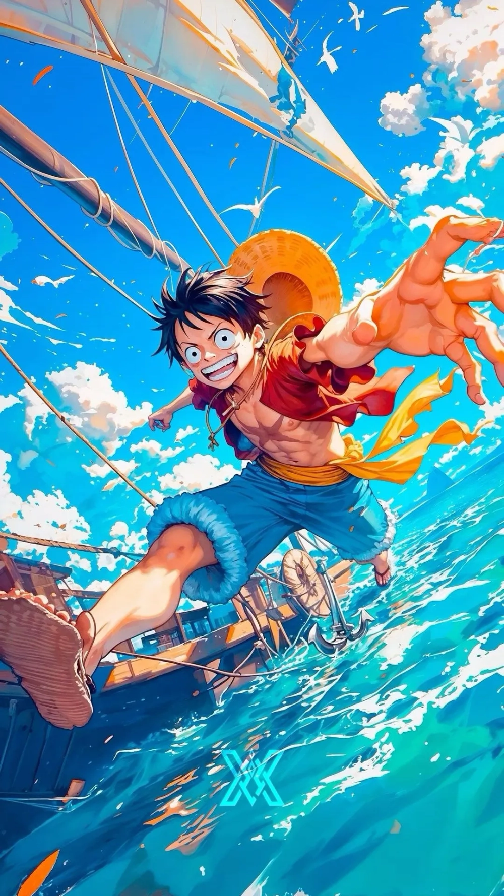 Tải ngay hình nền anime Luffy cho điện thoại yêu thích