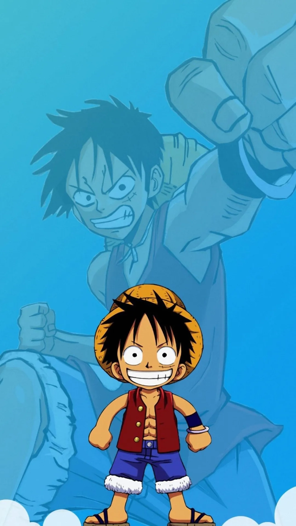 Làm mới màn hình với hình nền One Piece Luffy ngầu