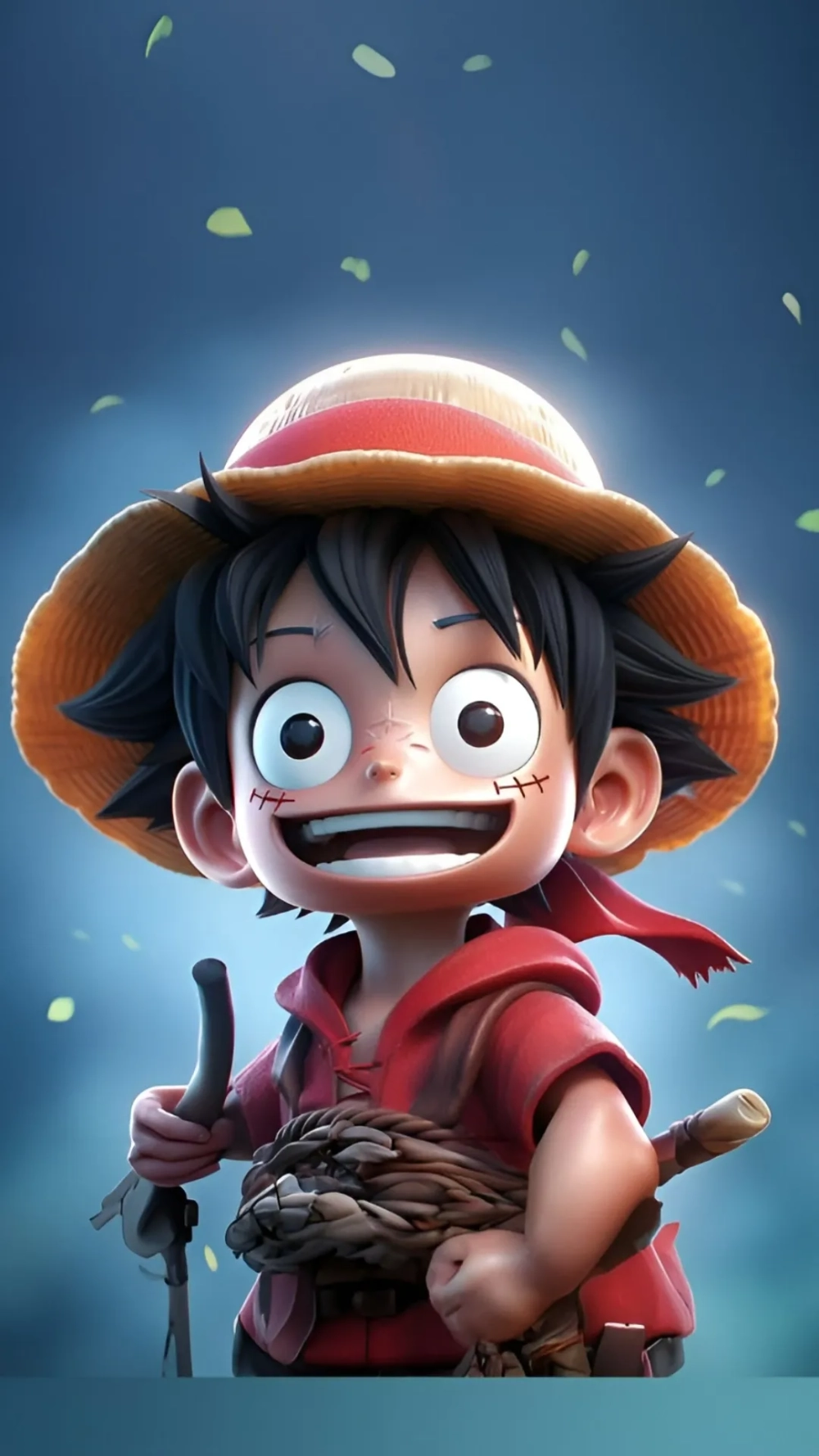 Tải ngay hình nền điện thoại Luffy 3D tuyệt đẹp