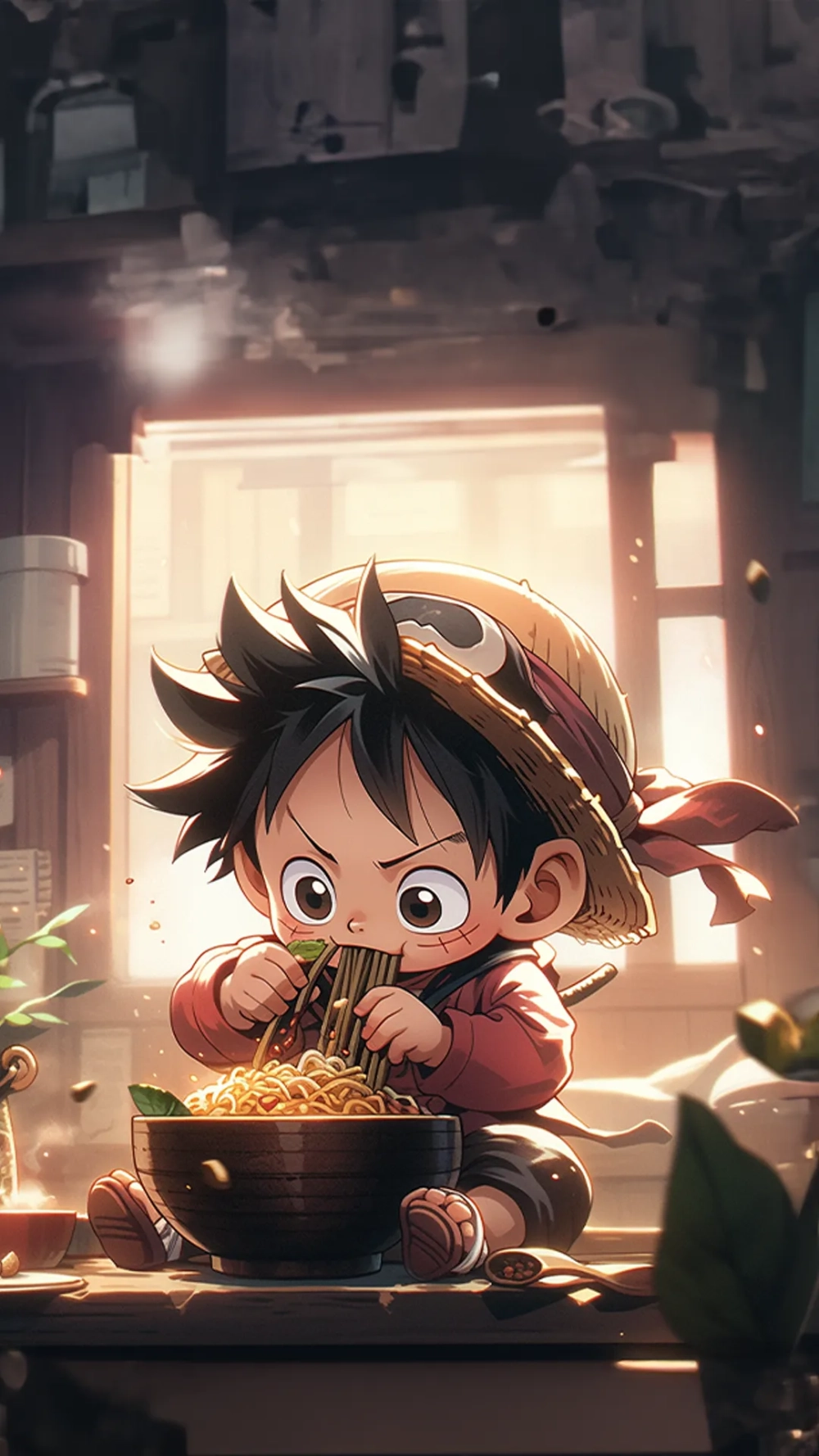 Hình nền 3D Luffy – điểm nhấn hoàn hảo cho điện thoại của bạn
