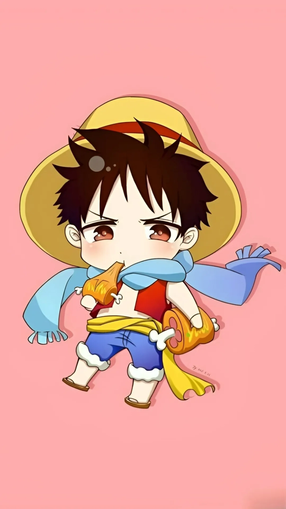 Hình nền One Piece chibi tuyệt vời cho tín đồ anime