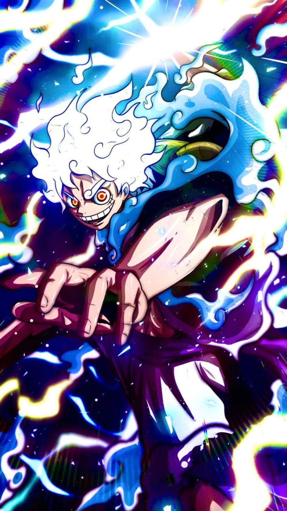 Hình nền đẹp Luffy Gear 5 sẽ khiến bạn không thể rời mắt