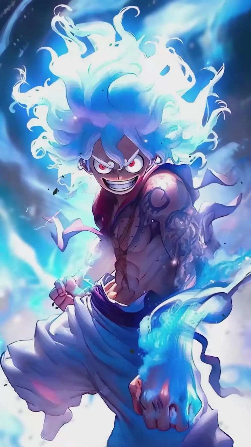 Ảnh nền Luffy Gear 5 cho những tín đồ yêu thích anime