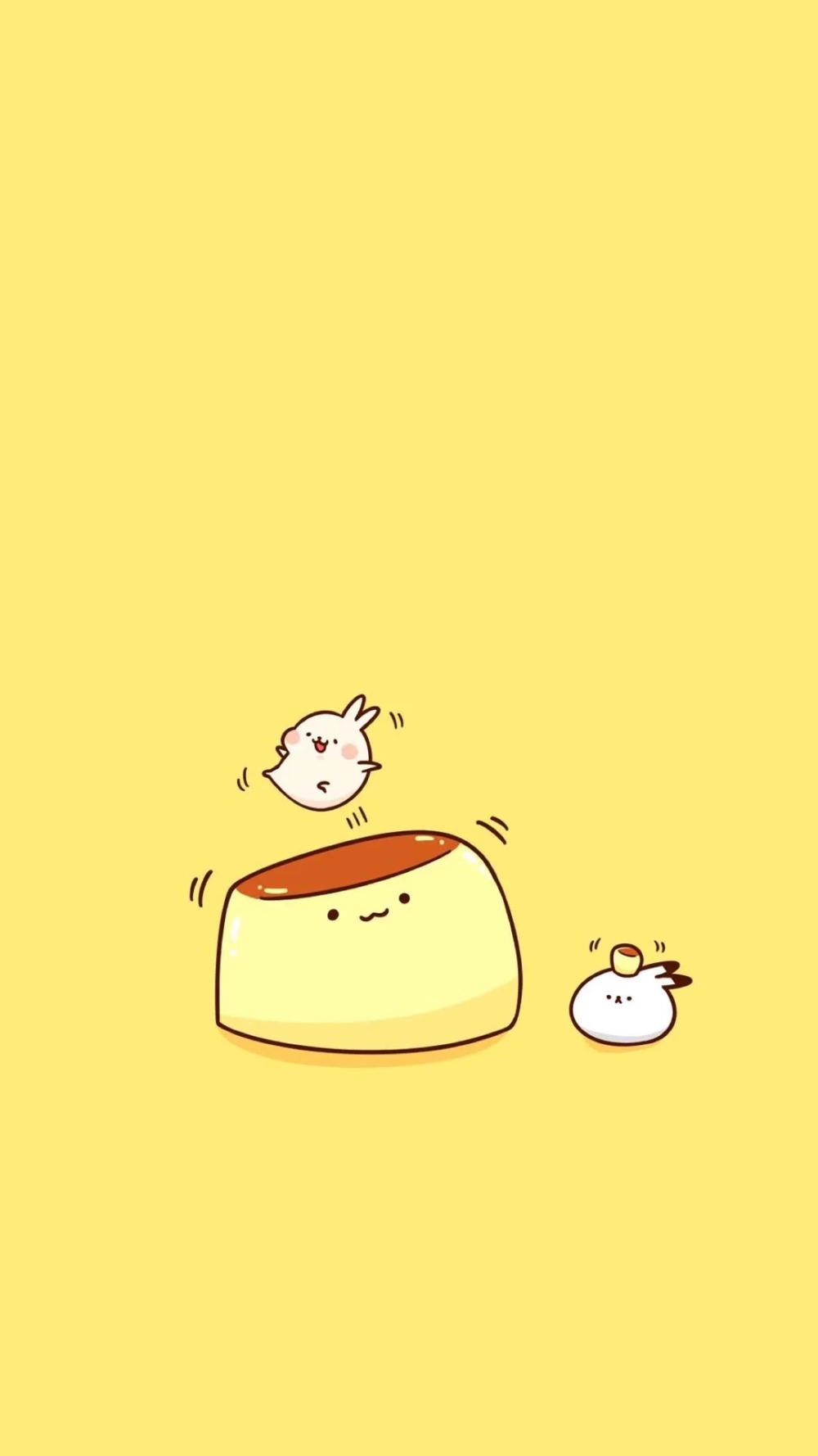 Hình ảnh màu vàng cute mang lại sự dễ thương và đáng yêu cho điện thoại của bạn