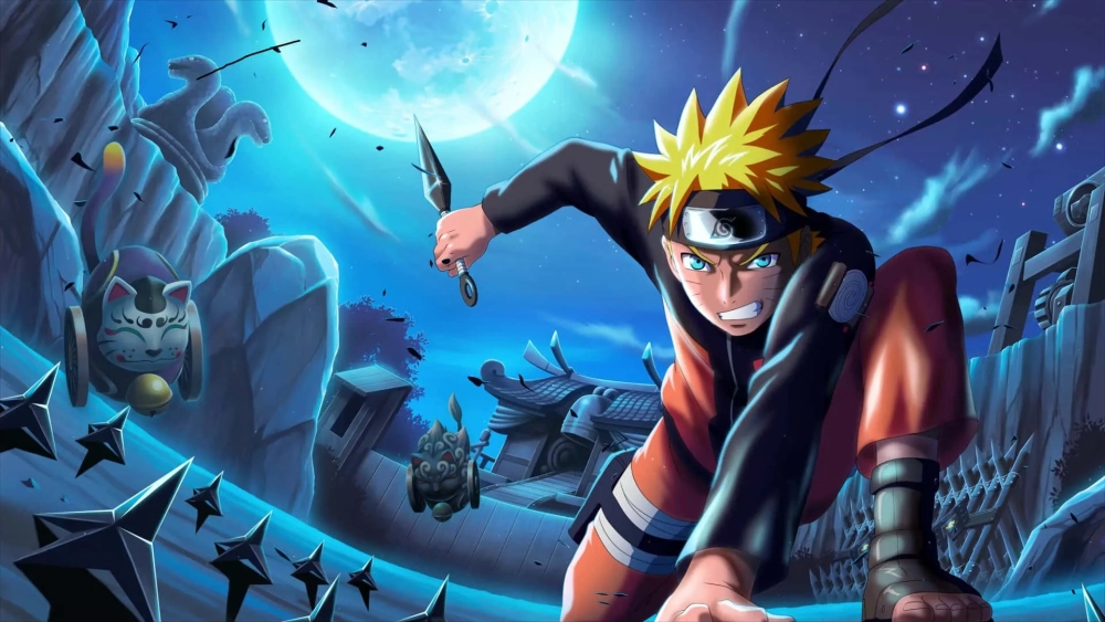 Chọn ảnh nền máy tính Naruto 3D để làm mới giao diện