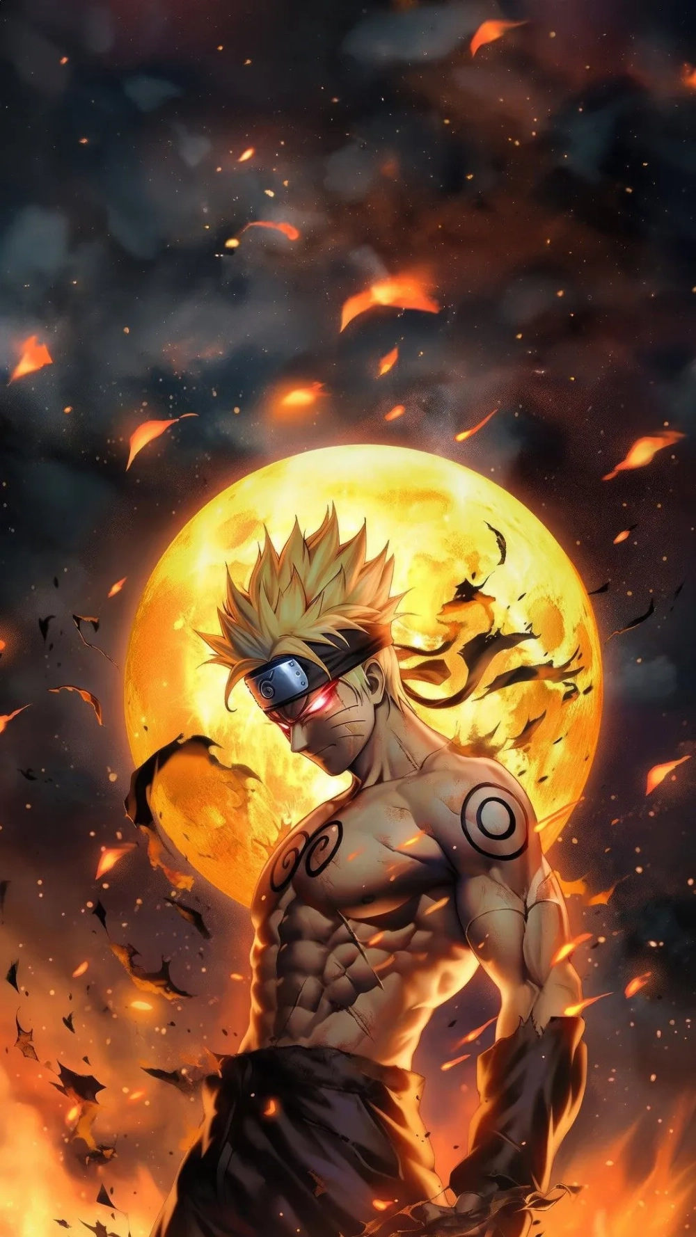 Tải ngay hình nền điện thoại Naruto 4K sắc nét