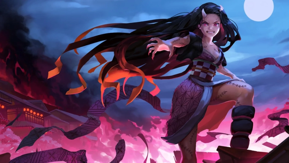 Sưu tầm ngay ảnh anime Nezuko dễ thương đáng yêu
