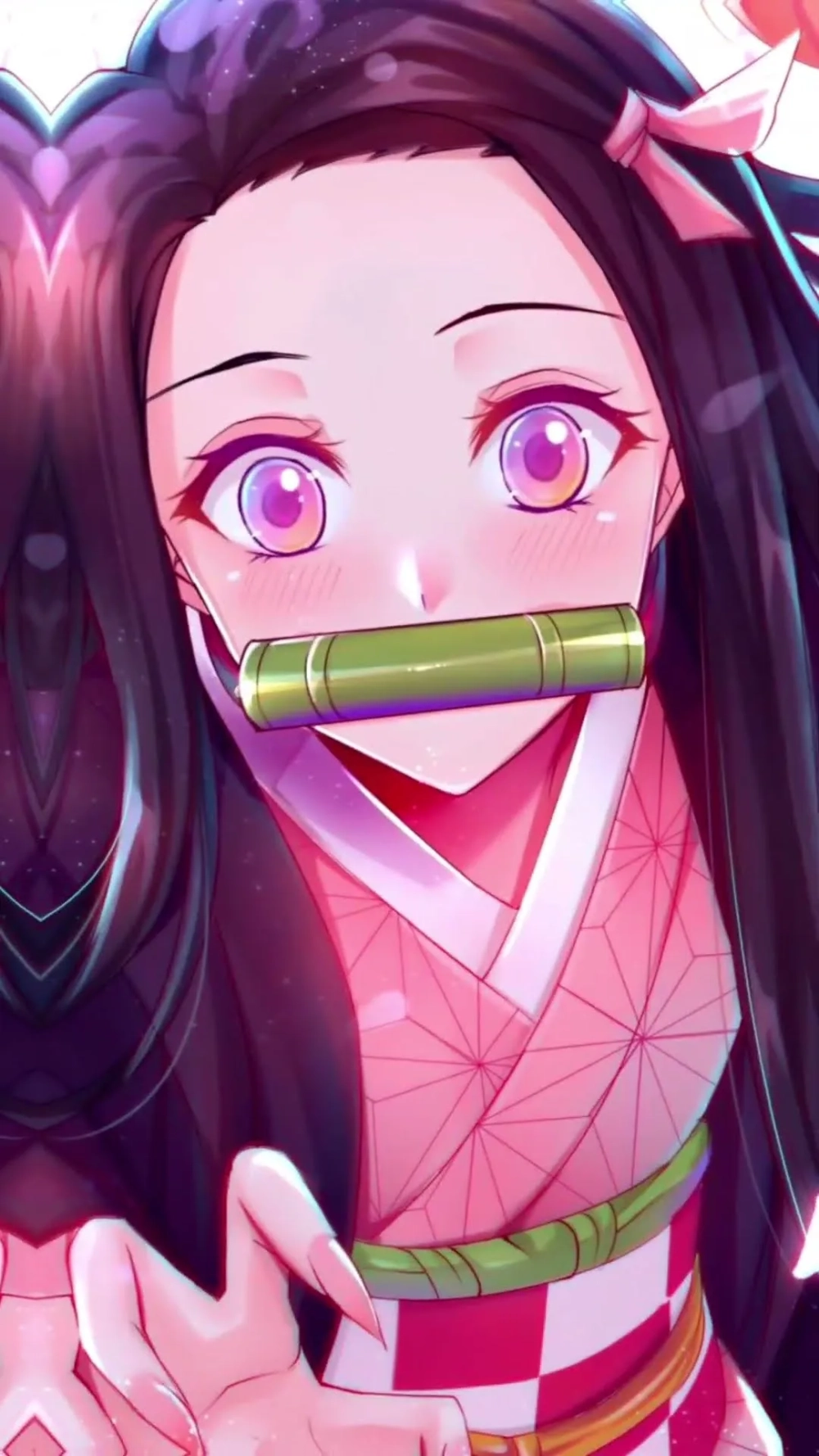 Ngây ngất với hình nền Nezuko cute siêu dễ thương
