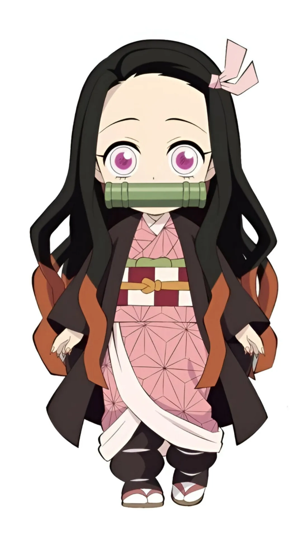Cực yêu với hình nền Nezuko cute chibi đáng yêu