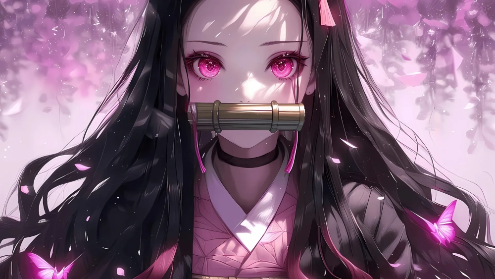 Đổi mới desktop với hình nền máy tính anime Nezuko cực đẹp