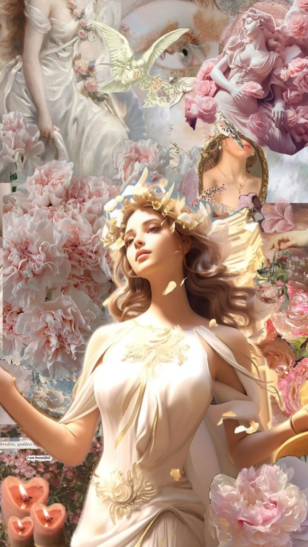 Dế yêu thêm nghệ thuật với hình nền điện thoại nữ thần Aphrodite