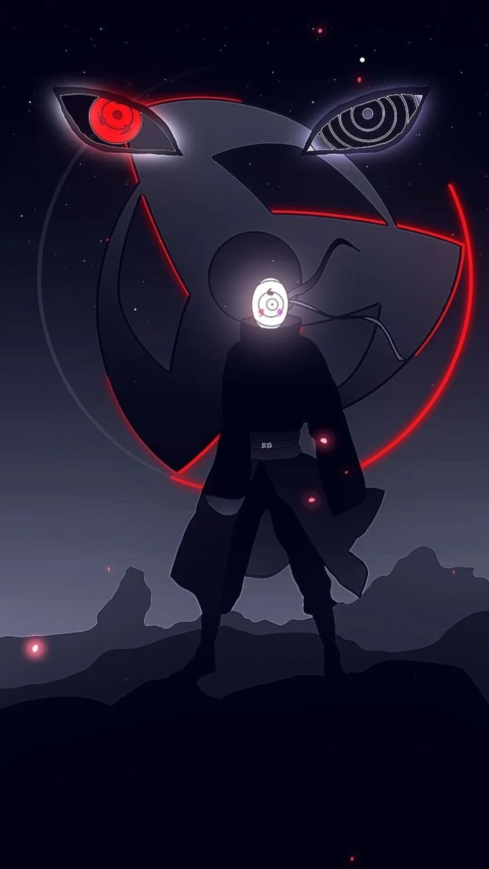Ảnh Uchiha Obito ngầu ấn tượng và mạnh mẽ