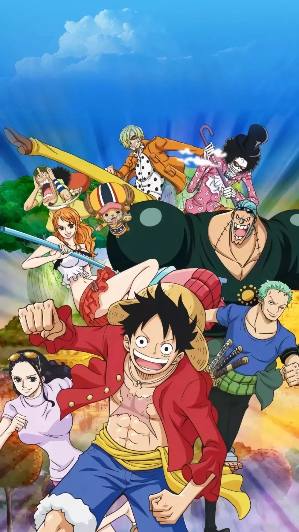 Hình nền One Piece chill giúp bạn thư giãn mỗi khi nhìn vào