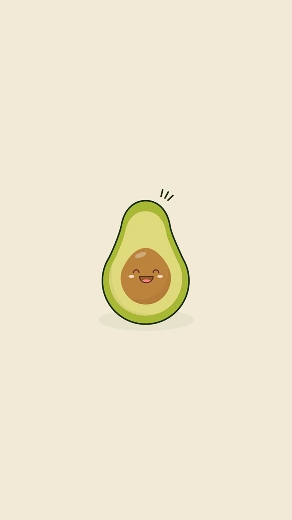 iFan đừng bỏ lỡ iphone hình nền trái bơ cute siêu ngọt ngào