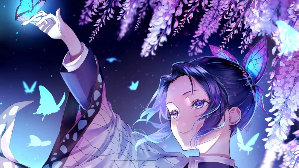 Cực phẩm cho fan Kimetsu No Yaiba chính là Shinobu hình nền
