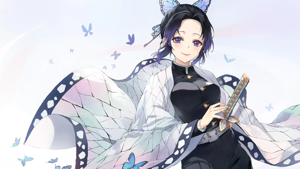 Thay diện mạo mới cho máy với hình nền anime ảnh Shinobu siêu chất