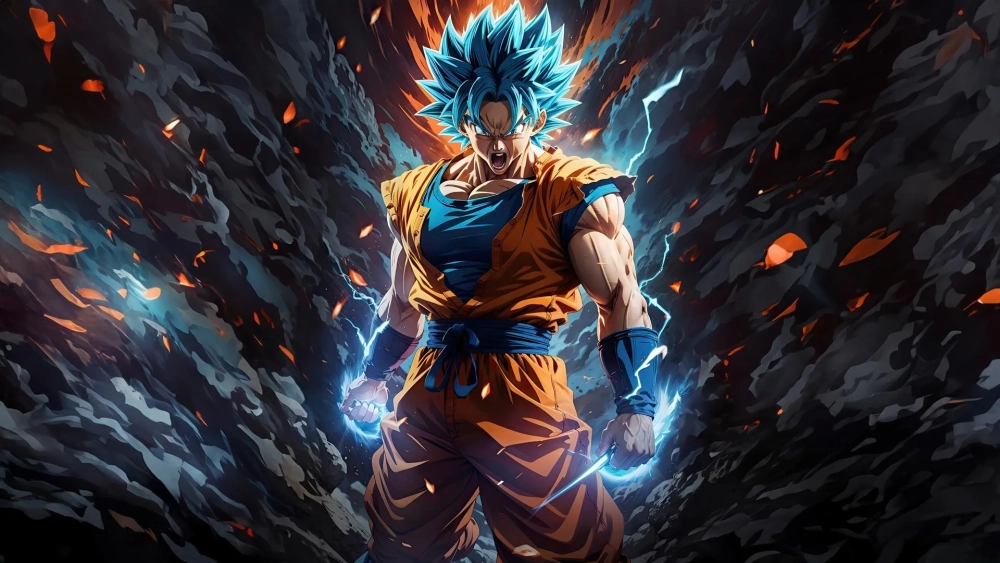 Trải nghiệm hình nền Goku ngầu đầy mạnh mẽ, dành cho những fan yêu thích anime