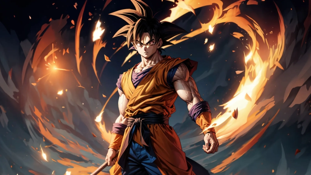 Cập nhật bộ hình nền anime Songoku sống động, đầy màu sắc