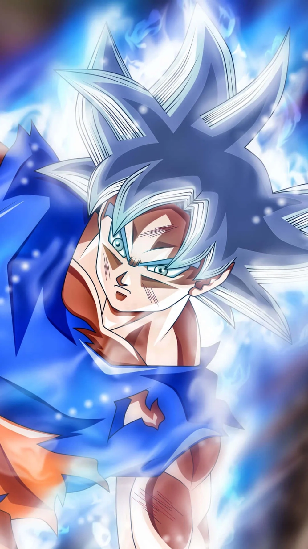 Khám phá hình nền Goku bản năng vô cực đầy huyền bí và mạnh mẽ