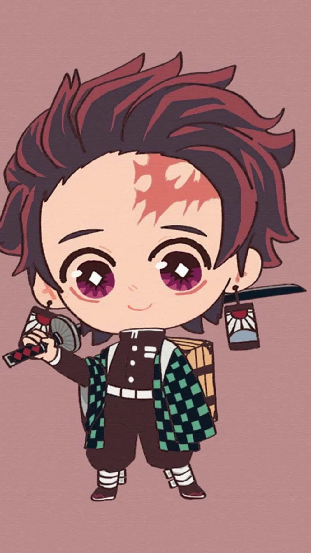 Khám phá hình nền Tanjiro chibi dễ thương