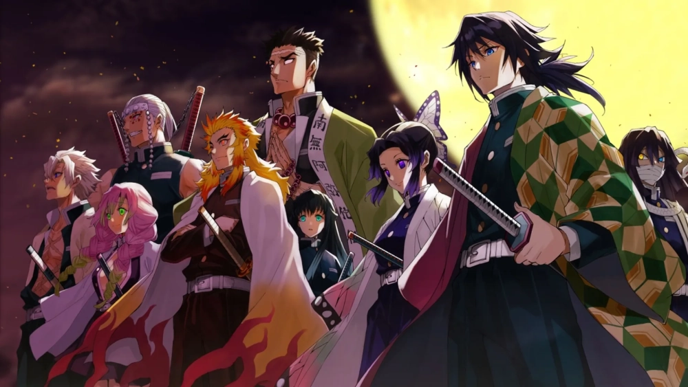 Tải ngay hình nền máy tính anime thanh gươm diệt quỷ độc đáo