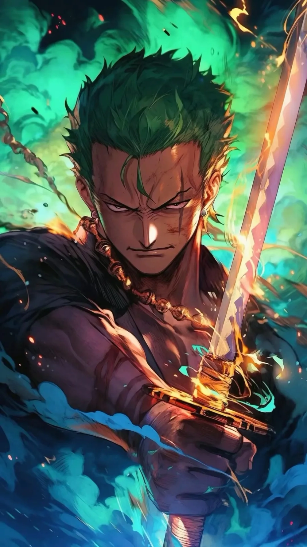 Đỉnh cao cool ngầu với hình nền Zoro ngầu nhất