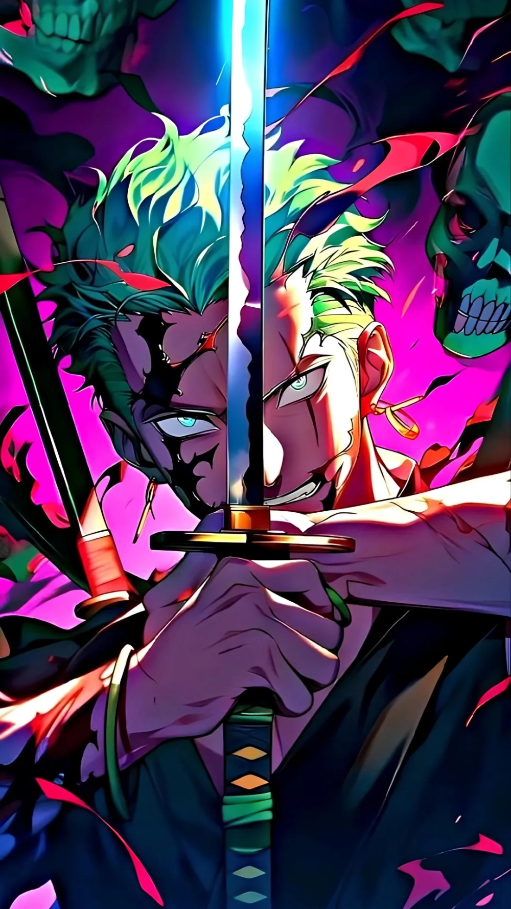 Đẹp từng chi tiết với hình nền anime Zoro chuẩn One Piece