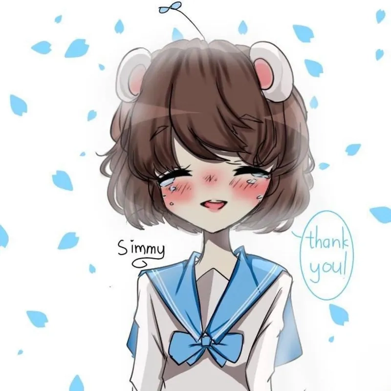 Gây sốt với bộ hình ảnh mèo simmy chibi cute cực dễ thương
