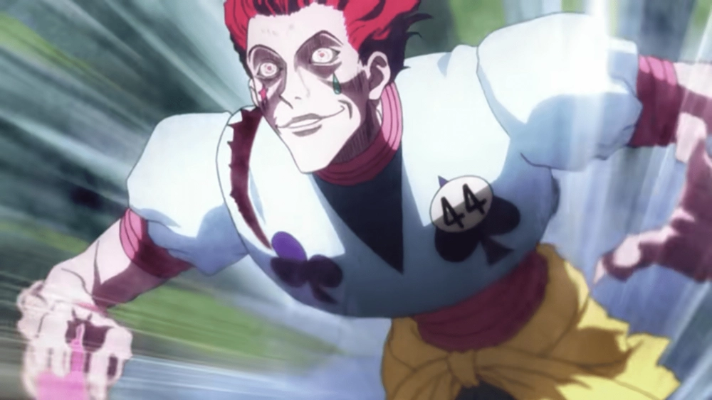 Hisoka HunterxHunter mang vẻ nguy hiểm pha chút quyến rũ