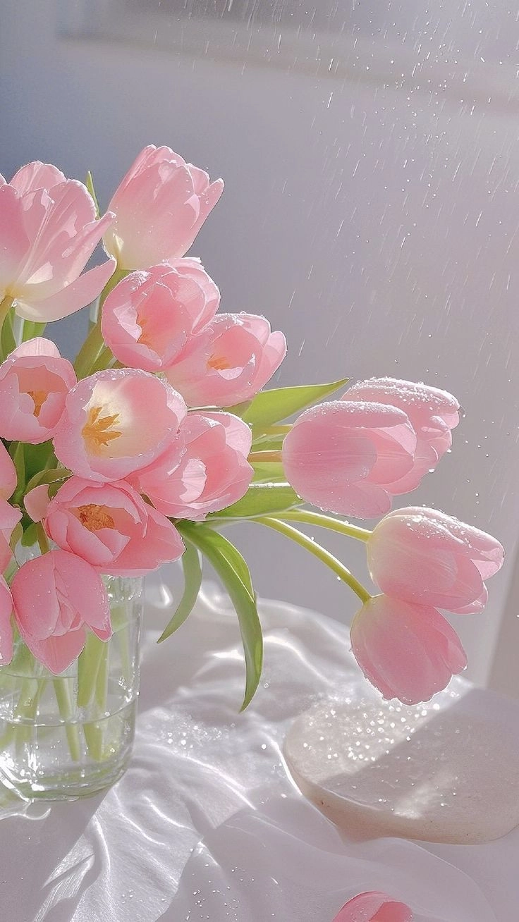Hoa tulip anime đáng yêu như bước ra từ câu chuyện cổ tích