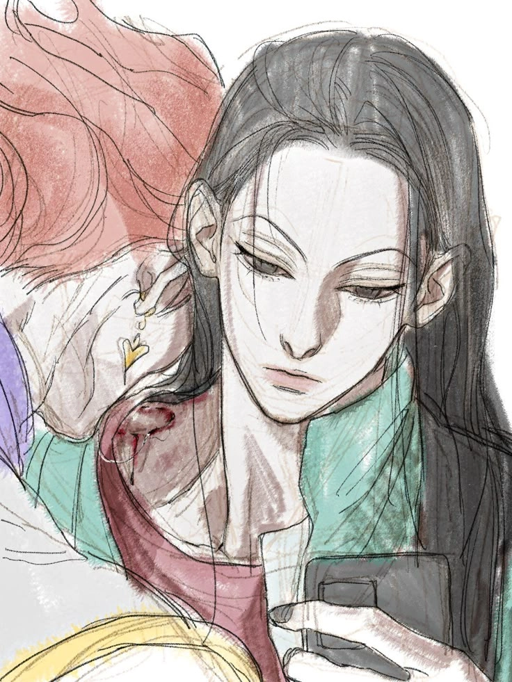 Hisoka x Illumi cute đối lập phong cách nhưng hợp kỳ lạ