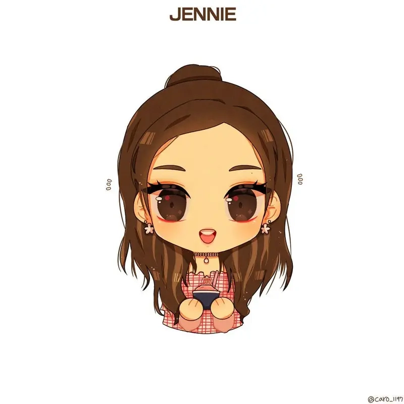 Cười xỉu với loạt ảnh chibi jennie siêu ngộ nghĩnh
