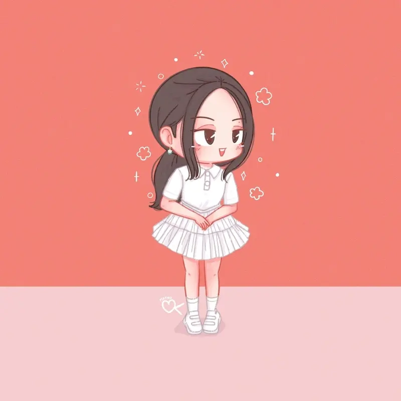 Cập nhật ngay ảnh jennie blackpink chibi hot trend mới nhất